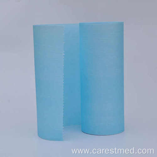 Disposable water proof medical bed sheet rolls paper+PE film material